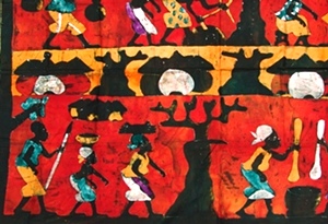African Cloth Painting | African Art